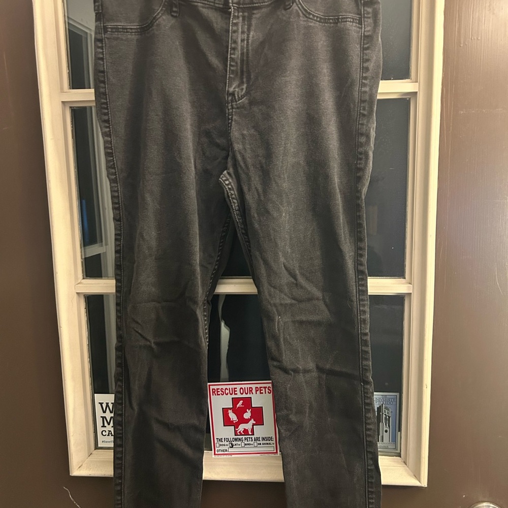 Black wash/ distressed style Denim Jeans